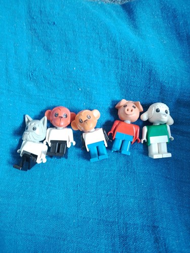 Lego fabuland figuren - 5, x