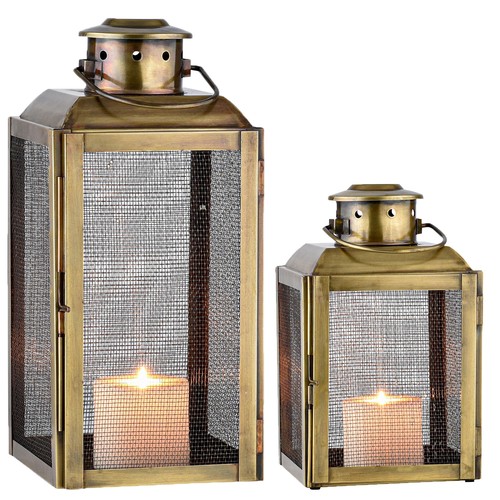 2er set vintage laterne - 2er,