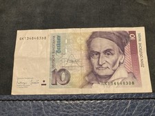 Banknote, 10 DM ,Deutsche Mark , Schein 1. Oktober 1993