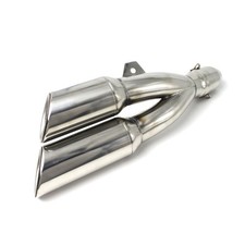 Motorrad Auspuff Twin