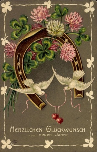 Präge fröhliches neujahr - fröhliches,