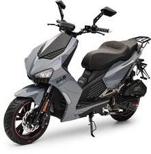 BAD S Grau 50ccm 45 km/h E5 Sport Motor Roller Scooter Moped 25 km/h