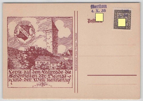 Sudetenland postkarte mit - postkarte,