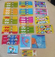 Alte, gemischte Kaugummibilder