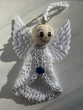 Weihnachten 1 Engel, Handarbeit gehäkelt Deko