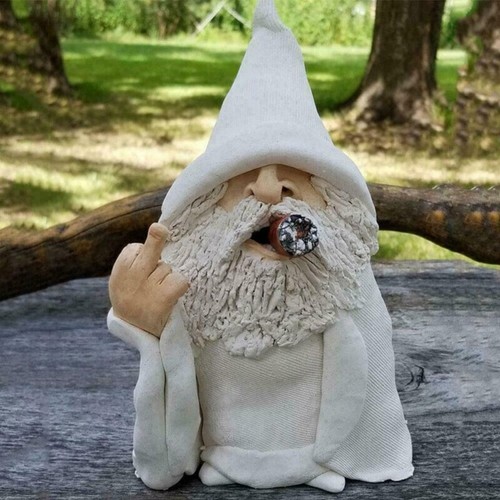 Nackter gartenzwerg dekofigur - nackter,