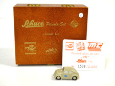 Schuco Piccolo Exclusiv Set 2001 DTC VW Käfer Volkswagen Lim. 1538/2000 Holzbox