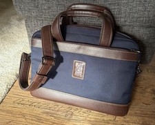 Aktentasche,LONGCHAMP, NEU, Blau/Braun, Schulterriemen abnehmbar,Reisverschlüsse