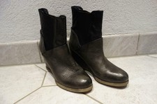 ALBERTO FERMANI Stiefeletten *Schuhe Gr. 37* NEUw.*grau*Chelsea Boots*Leder