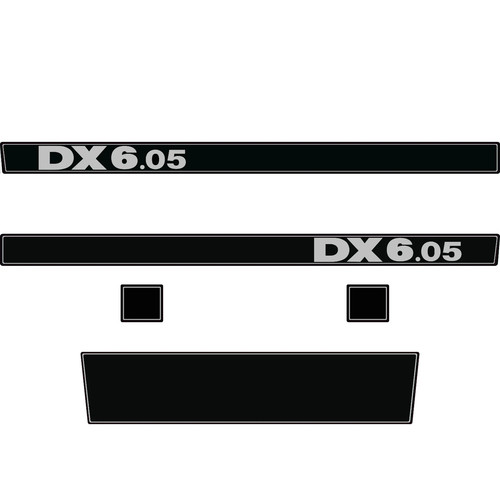 Deutz dx6 aufkleber - deutz,