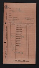 DRESDEN, Rechnung 1929, A. M