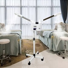 2 In 1 Gesichtssauna Spritzgerät Maschine Hautpflege Ozon Bedampfer Dampfgerät