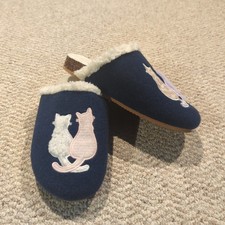 Lands End Cat Slippers Clogs