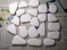 Santorini - Marmorsteine getrommelt flache Steine zum bemalen  ca. 2,9 kg  Neu