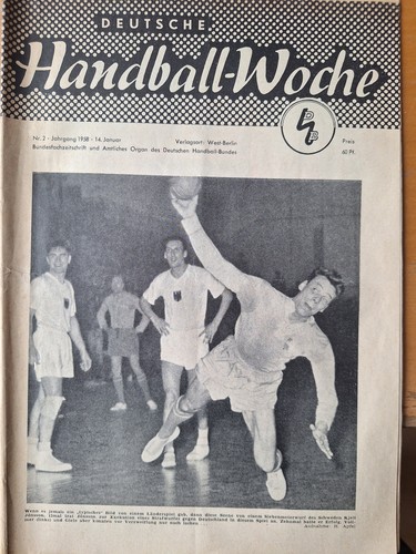 Deutsche handballwoche 1958 - deutsche,