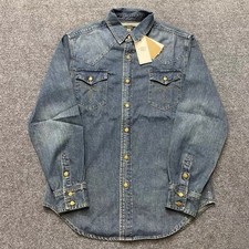 RRL Ralph Lauren American Retro  Western Denim Shirt /xl