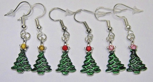 Weihnachts ohrringe tannenbaum - weihnachts-ohrringe,