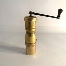 Vintage Kaffeemühle, Mokkamühle, Messing, Höhe 18 cm, Gewicht 540g