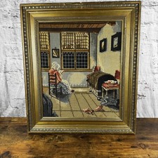 Gobelin mit Echtholzrahmen