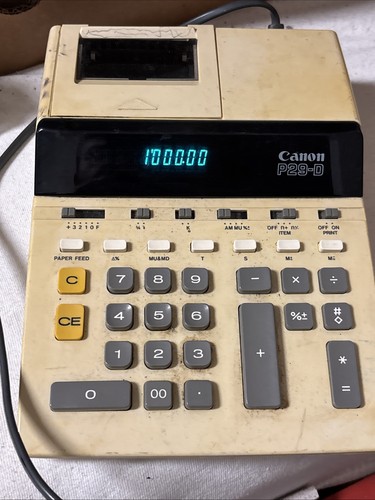 Canon p29 tischrechner mit - p29-d,