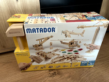 MATADOR 11407 - Explorer E407 Baukasten, Holz, 407 Teile, Konstruktionsbaukasten