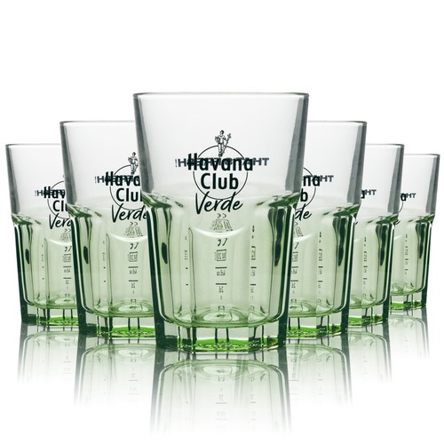 Havana club glas verde - 6x,