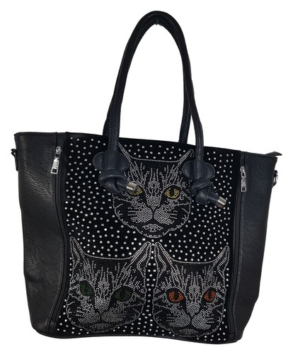 Shoppertasche katzen echte - shoppertasche,