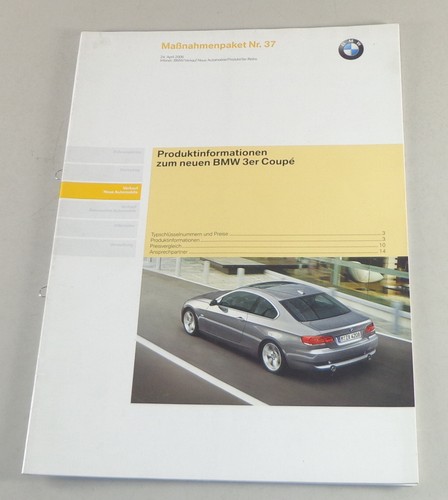 Schulungsunterlage bmw 3er - schulungsunterlage,