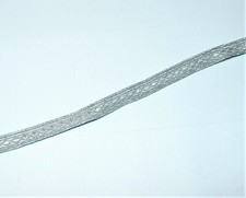 NVA Kragentresse Unteroffizier silberfarben 9mm breit ungetragen 1m