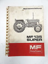 Massey Ferguson MF135 SUPER Bedienungsanleitung Owner's Manual