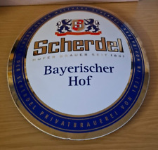 Emailschild Brauerei  Scherdel + Hof, Bayerischer Hof,