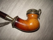Biedermeier Tabakpfeife  Silber Pfeife  Ulmer ????Kloben~