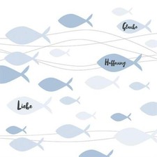 20 Servietten Kommunion Fische