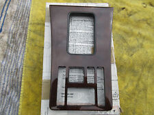 Blende Wurzelnuß Wählhebelumr. 4 x eFH Reiserechner NOS Mercedes-Benz W126 1.Ser