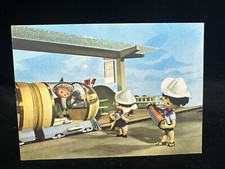 DDR Sandmann Karte mit Magnetbahn / Zukunft  / bunt /ungelaufen /BPL