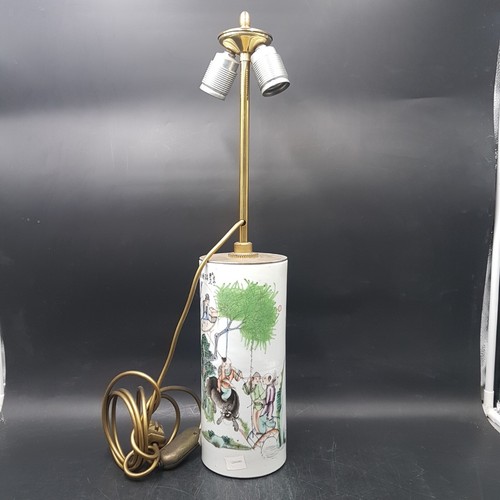Porzellan tischlampe vase mit - porzellan,