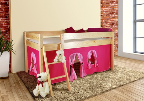 Spielbett hochbett kiefer - spielbett,