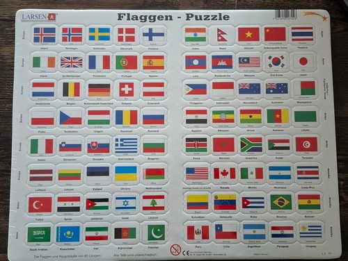 Flaggen puzzle neu und - -,