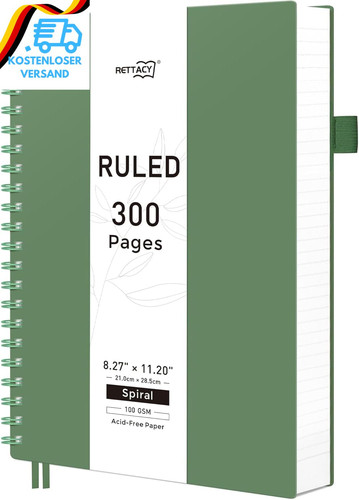Notizbuch liniert 300 - notizbuch, a4