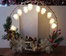 eine  Wunderschöne  DEKORATION  mit  LED  LICHT  +++  WEIHNACHTEN  +++  LICHT