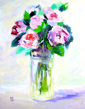 Pfingstrosen vase original - vase,