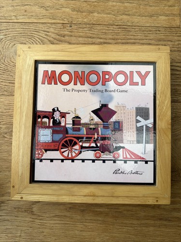Monopoly nostalgie holz - monopoly,