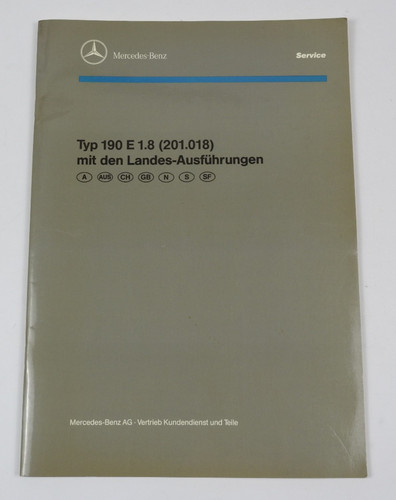 Mercedes 190e 8 - 190e, 1.8