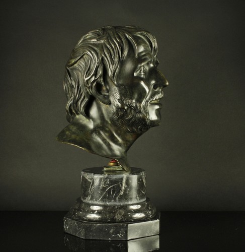 Lebensgroße bronze büste - lebensgroße,