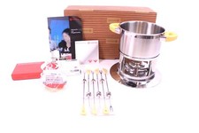 Schulte Ufer Fondue Yellow Moon Edelstahl 18/10 Kupferboden OVP *Fehlteil