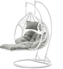 Hängesessel Hängekorb Hängestuhl Hängeschaukel mit Gestell 2-Sitzer