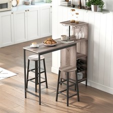 HOMCOM Bartisch mit Barhocker