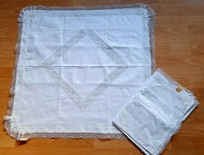 2 Paradekissen, in weiß mir Spitze 50er Jahre  unbenutzt....
