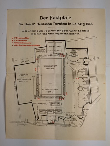 Faltblatt der festplatz - der, für