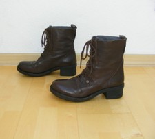 tolle MISS SIXTY Stiefeletten / Boots Gr. 40 Echtleder Schnürstiefel